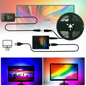 5V TV PC Backlight Dream Screen HDTV Computer Monitor USB LED Strip Addressable